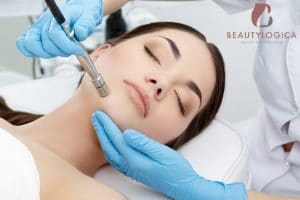 silk peel facial before after di Beautylogica Clinic
