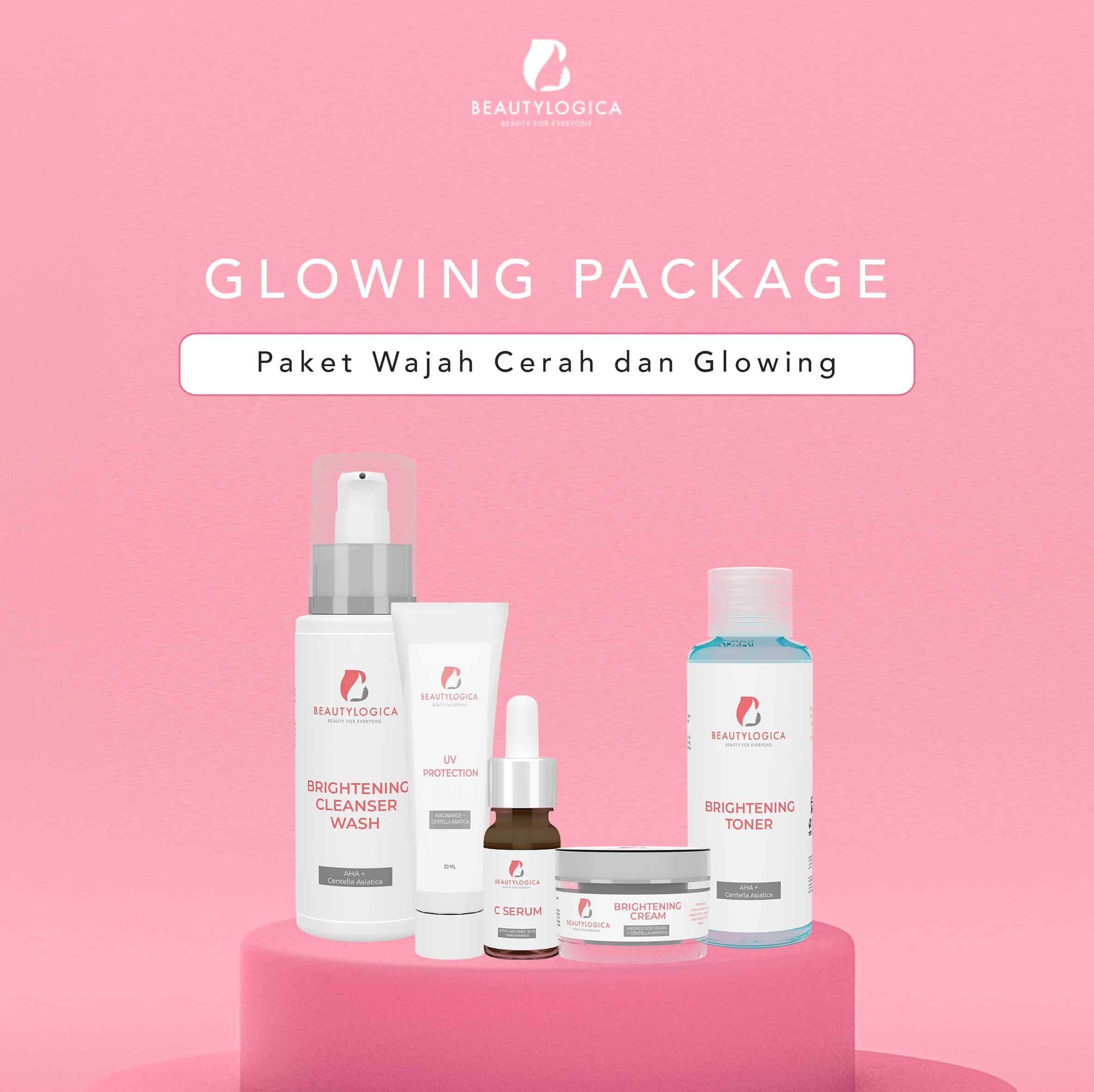 GLOWING PACKAGE - PAKET SKINCARE UNTUK MEMBUAT WAJAH GLOWING